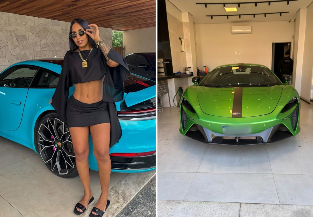 Vídeo mostra carro de influencer, avaliado em mais de R$ 3 milhões, chegando à delegacia após ser apreendido em operação