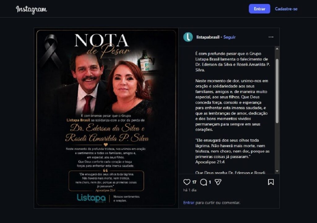 Médico e esposa mortos em queda de avião eram donos de hospital no Pará: ‘Contribuição prestada à medicina’, diz CRM-PA