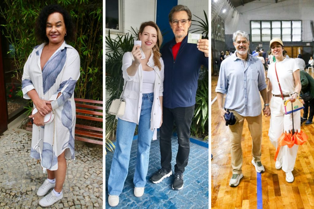 Famosos votam no 2º turno das eleições de 2026; FOTOS